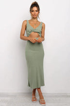 Galla Midi Dress in a Wrap Style for Women Casual Daywear