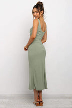 Gudelia Midi Dress in a Wrap Style for Women Refined Casual Wear