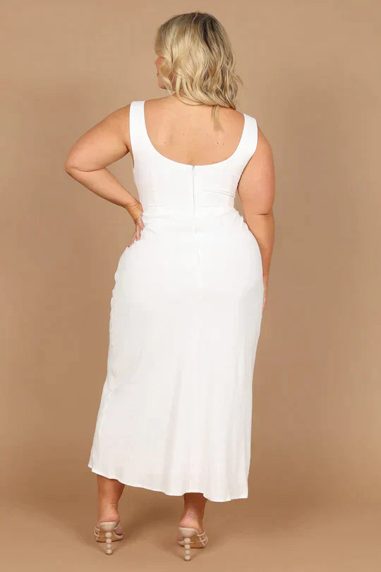 Galla Midi Dress in a Wrap Style for Women Casual Daywear