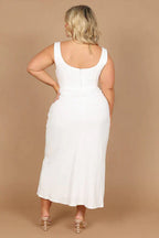 Gudelia Midi Dress in a Wrap Style for Women Refined Casual Wear