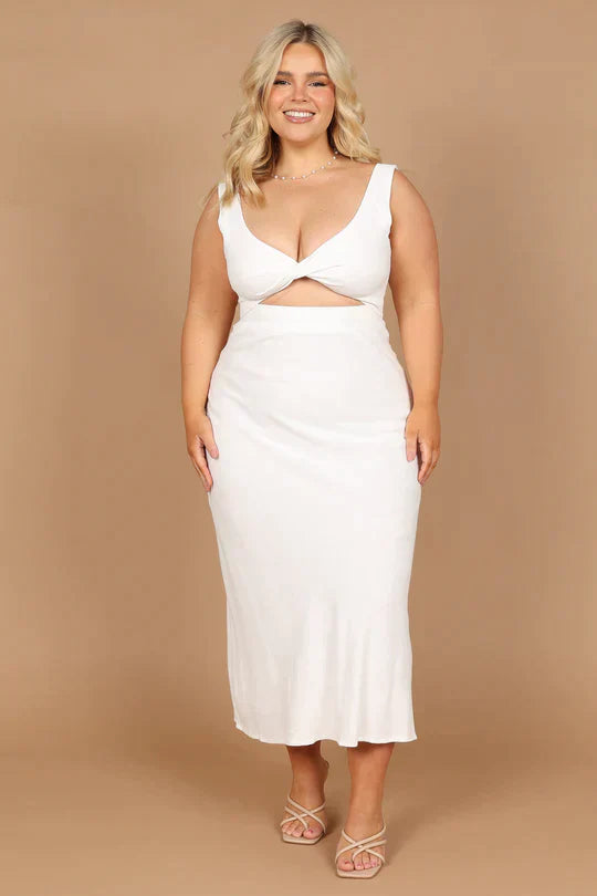 Gudelia Midi Dress in a Wrap Style for Women Refined Casual Wear