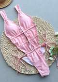 Marbella Cutout One Piece - Ruched High Leg Swimsuit