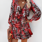 Hana Timeless Mini Dress Floral Chiffon Chic Silhouette Collection