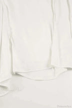 Pleated Asymmetrical Midi Skirt