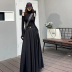 Pleated Floor Length Classic Skirt