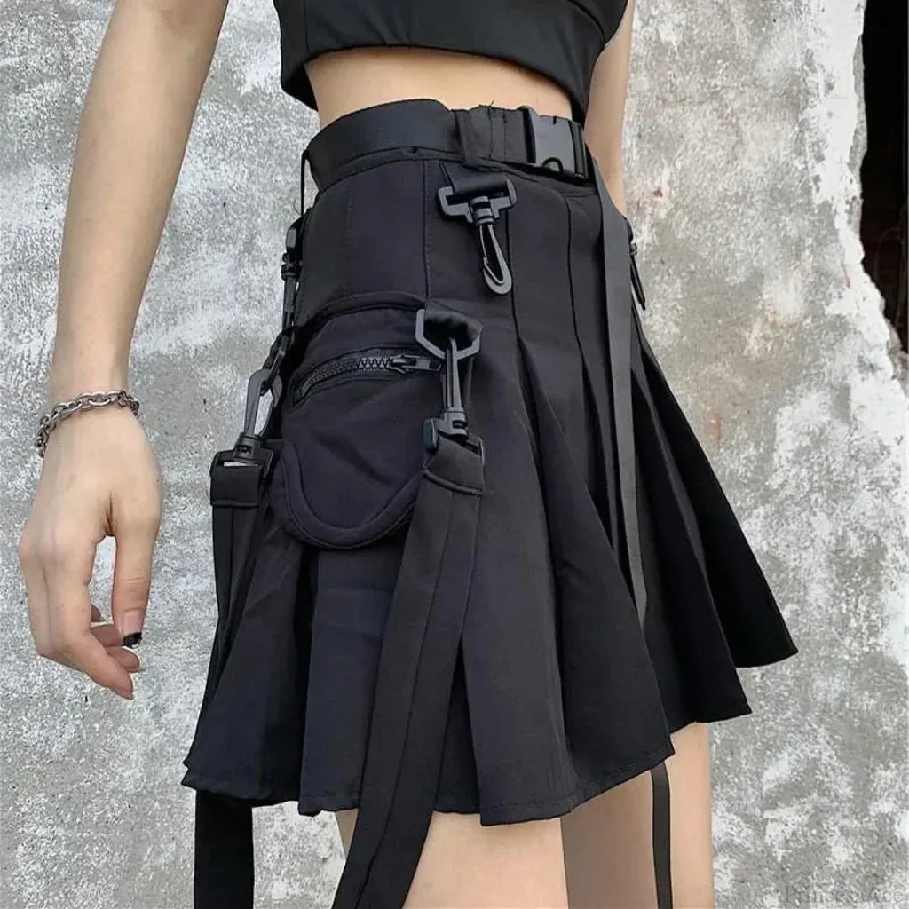 Pleated Harajuku Preppy Skirt