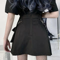 Pocket A-line Preppy Street Skirt