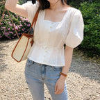 DressBetty - Embroidery Cute Chic Tops