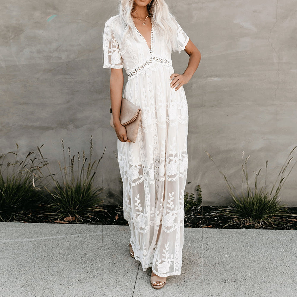 Molly Aesthetic Long Dress Flowing and Breathable Statement Occasion Edit