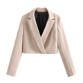 DressBetty - Women Cropped Blazer 2 piece set