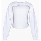 Irregular Cut Out Streetwear New Oneck Hoodies