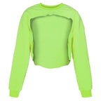 Irregular Cut Out Streetwear New Oneck Hoodies