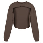 Irregular Cut Out Streetwear New Oneck Hoodies