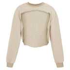 Irregular Cut Out Streetwear New Oneck Hoodies