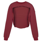 Irregular Cut Out Streetwear New Oneck Hoodies