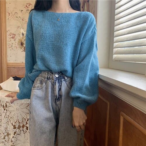 Knitted Sweaters Woman Colorblock Pull Femme Long Sleeve Crop Top Sweater Women Winter Clothes Korean Fashion