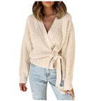 Casual Vneck Long Sleeves Sweater Pull Jumper