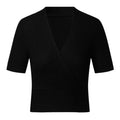DressBetty - Womens Summer Sexy Casual Solid Deep V Neck Blouse Tops