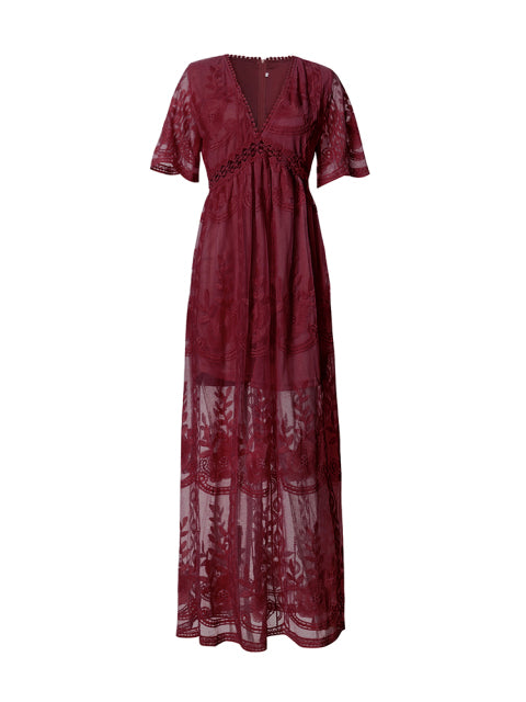 Molly Aesthetic Long Dress Flowing and Breathable Statement Occasion Edit
