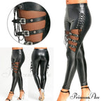 PU Leather Skinny Slim Trouser