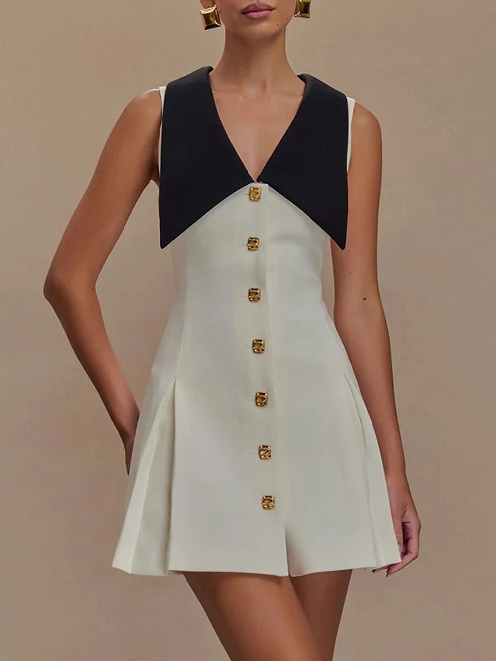 Rachel Sleeveless Mini Dress