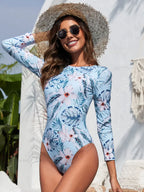 Rash Guard Long Sleeve One Piece Set