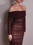 Reagan Off Shoulder Maxi Dress