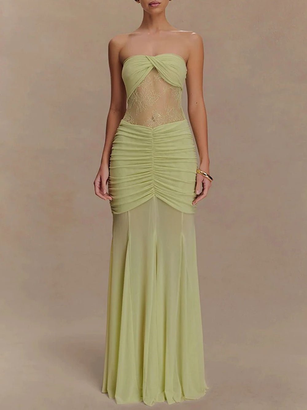 Rebecca Backless Off Shoulder Maxi Dress
