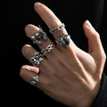 Rebel Poker Skeleton Dark Billiards Ring