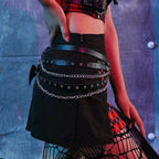 Rebellious Dark Fringe Belt