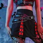 Rebellious Dark Fringe Belt