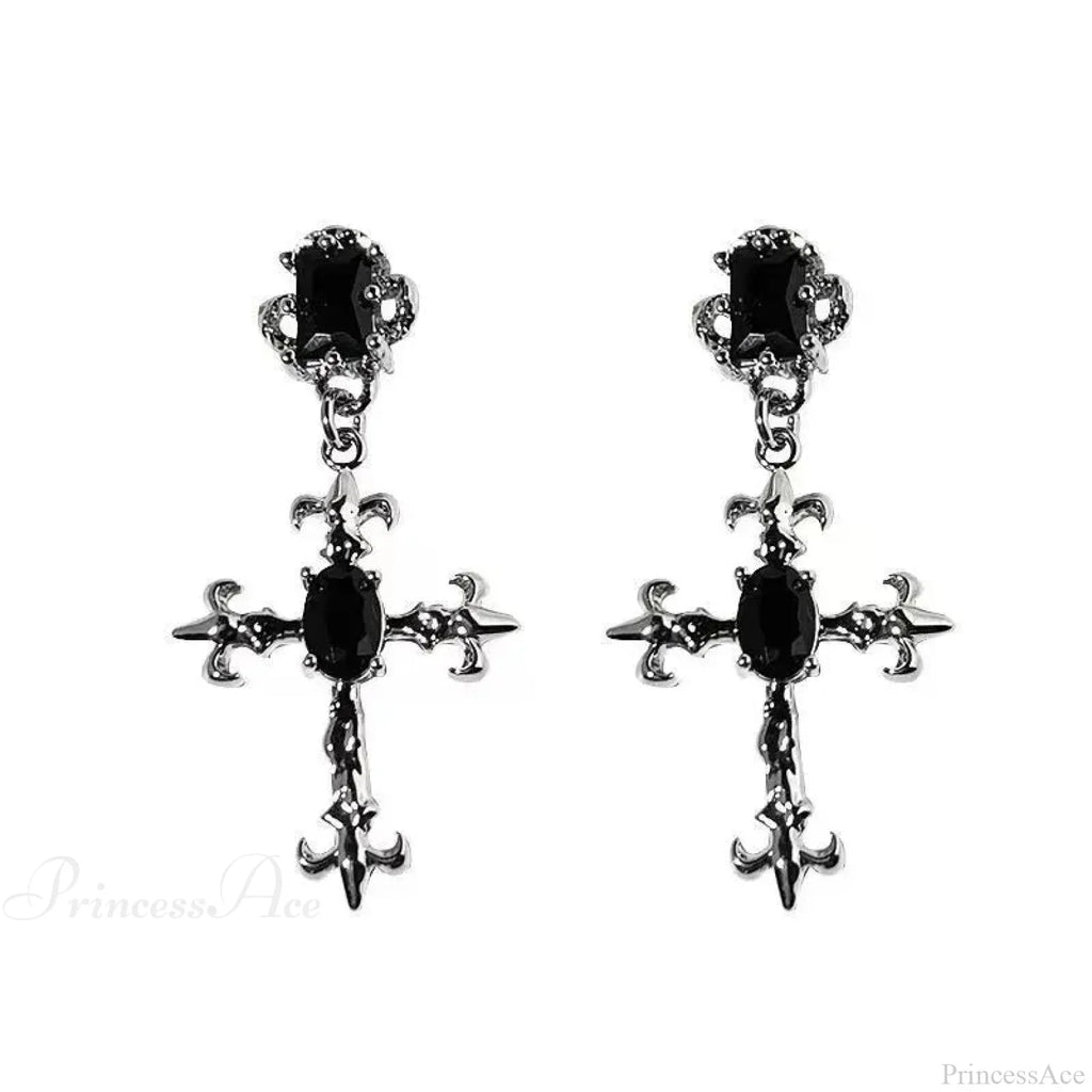 Rebellious Dark Scorpion Metallic Serpent Clip Earring