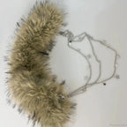 Rebellious Dark Studded Furry Millennium Rhinestone Belt