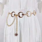 Rebellious Dark Urban Layered Waist Chain Belt
