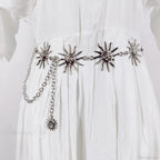 Rebellious Dark Urban Layered Waist Chain Belt