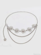 Rebellious Dark Urban Layered Waist Chain Belt