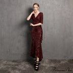 Rehami Sequin Stylish Mermaid Dress
