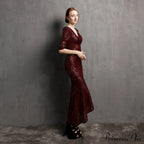 Rehami Sequin Stylish Mermaid Dress