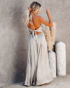 PREORDER Renesmae Pocketed Halter Maxi Dress