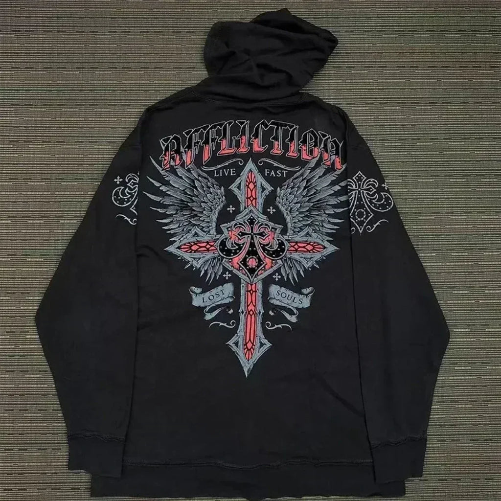 Retro Punk Fall Hoodie