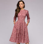 Esperanza Elegant Womens Dress Dress with Relaxed Fit and Seasonal Wardrobe Essential