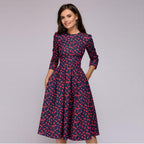 Esperanza Elegant Womens Dress Dress with Relaxed Fit and Seasonal Wardrobe Essential