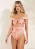 Reversible Print One-Piece Swimsuit One Piece