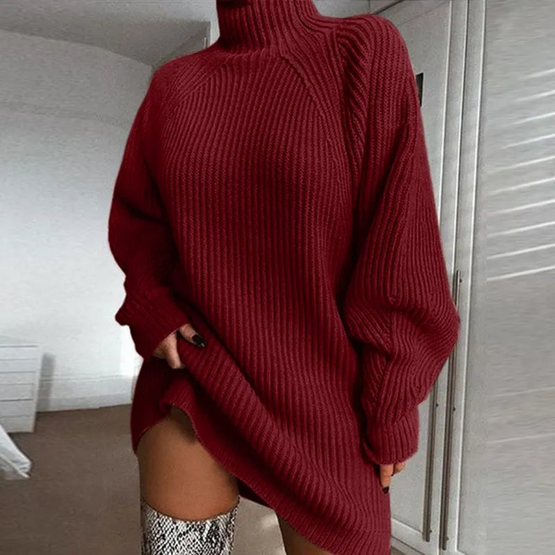 Viviana Statement Turtleneck Dress Boutique Collection