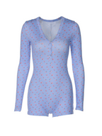 Sadee Long Sleeve Floral Romper