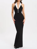 Rose Sleeveless Maxi Dress