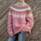 Round Neck Casual Cozy Comfortable Loose Long Sleeve Stylish Autumnal Sweater