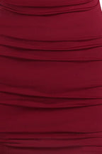 Ruched Backless Fitted Retro Camisole Party Dress