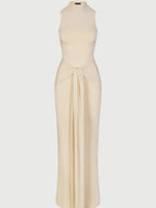 Ruched Bodycon Maxi Dress