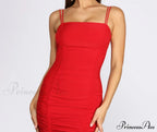 Ruched Hour Stylish Mini Dress